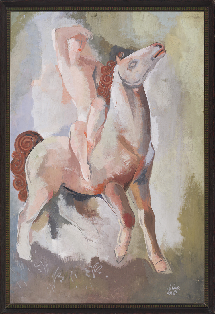 Lady Godiva on a Horse by Bela Kadar