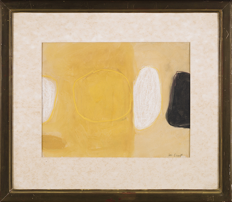 Yellow Circle (II) par William Scott