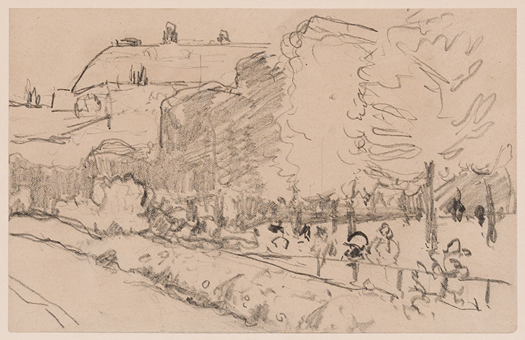 Untitled Page from the Vincent Massey Collection Sketchbooks by James Wilson Morrice