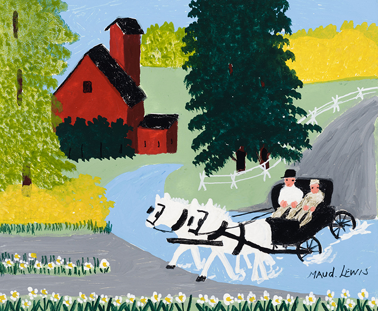 The Wedding Party by Maud Lewis