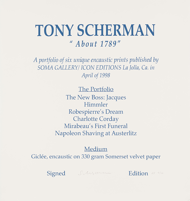 About 1789 by Antony (Tony) Scherman