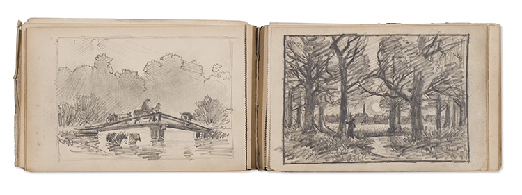 Collection of Landscape Sketches by Homer Ransford Watson