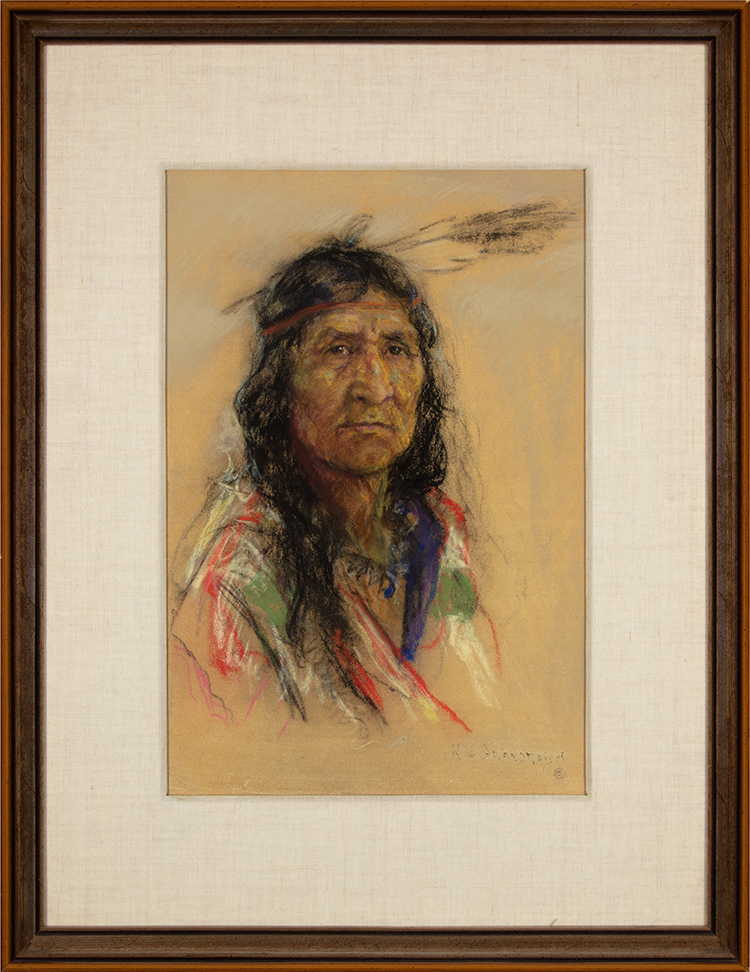 Blackfoot Indian by Nicholas de Grandmaison