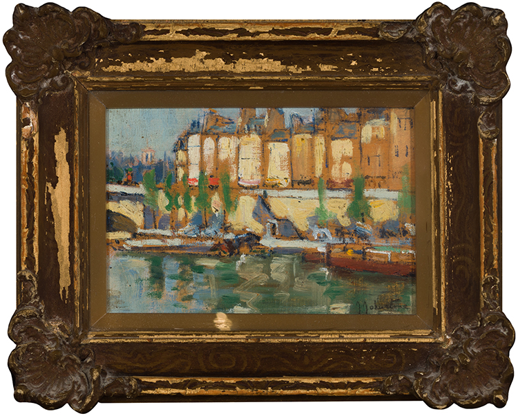 From the Quai des Augustins, Quai des Orfèvres, Paris by John Young Johnstone