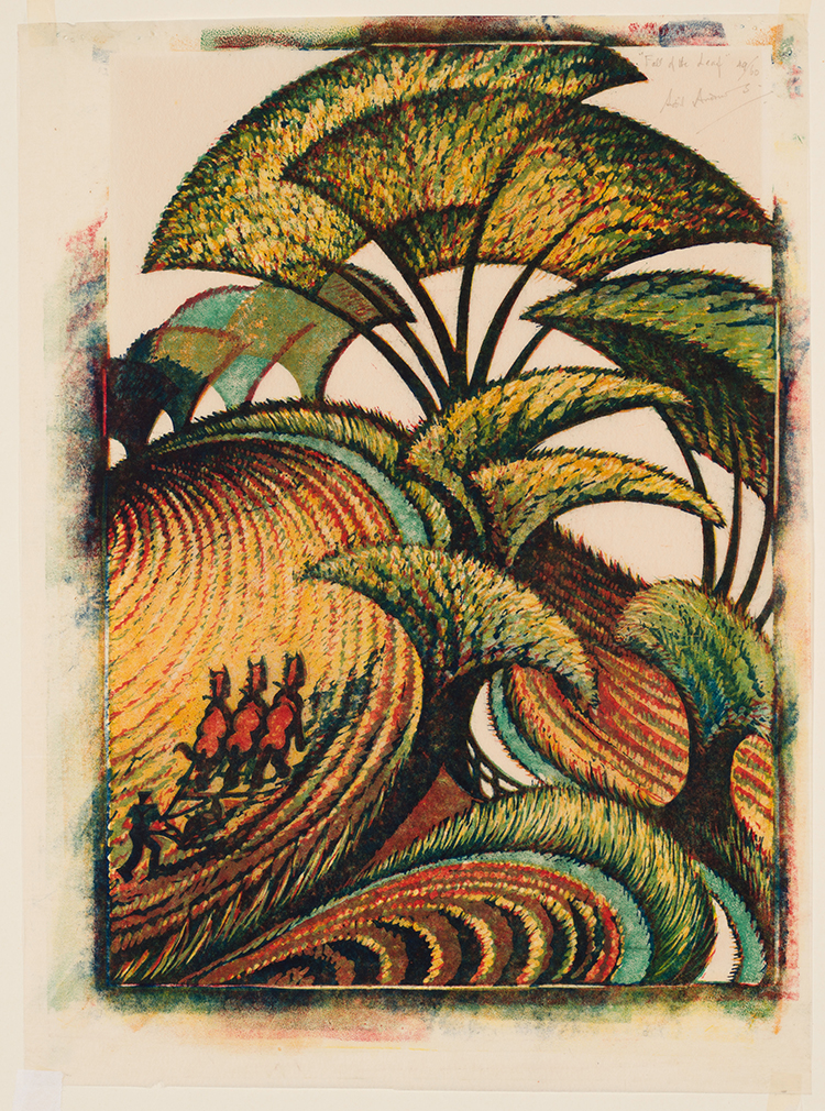 Fall of the Leaf by Sybil Andrews