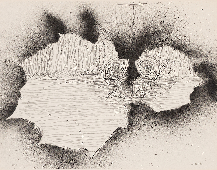 Lied à Émile Nelligan, planche No. 6 by Jean Paul Riopelle