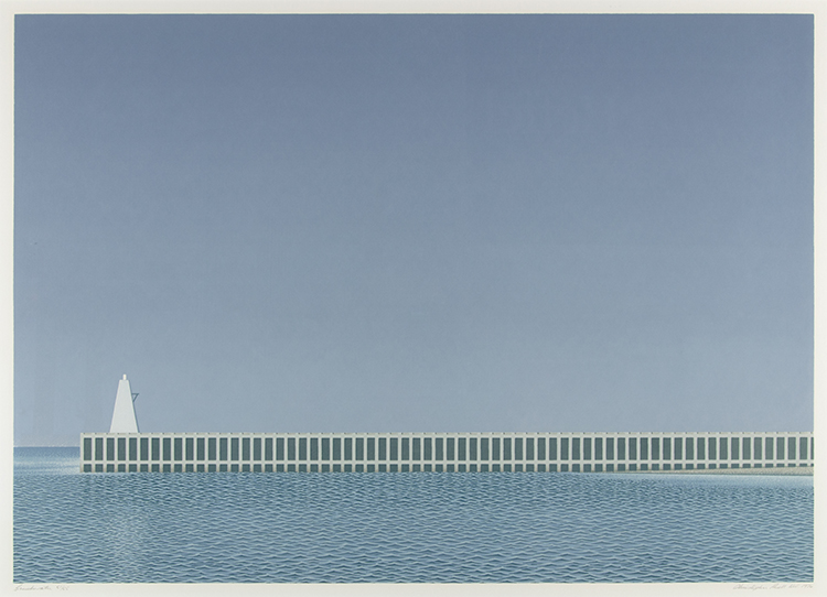 Breakwater par Christopher Pratt