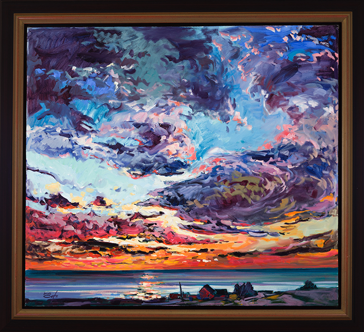 Lever du jour, Cap-aux-Oies by Bruno Cote