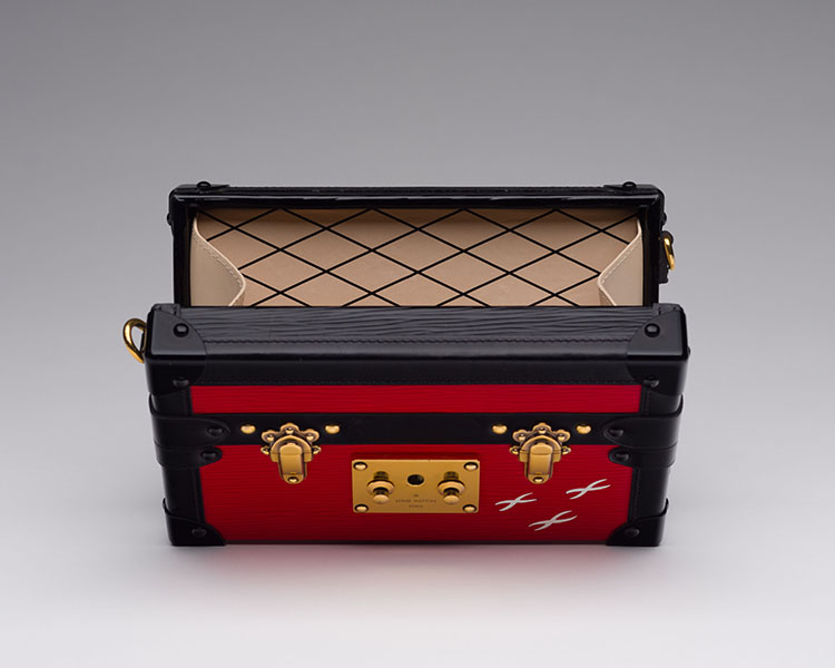 A PETITE MALLE SMALL EPI LEATHER CLUTCH by  LOUIS VUITTON