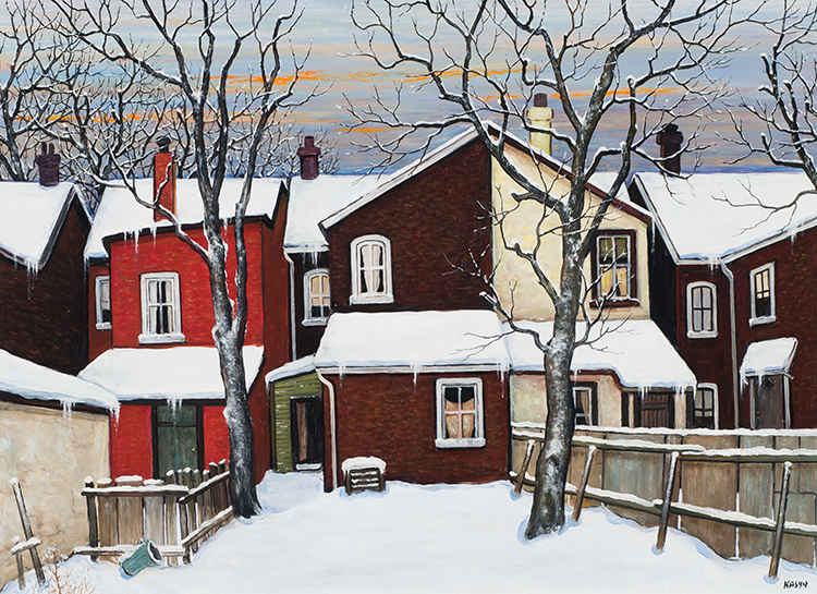 After the Snow (Cabbagetown) by John Kasyn