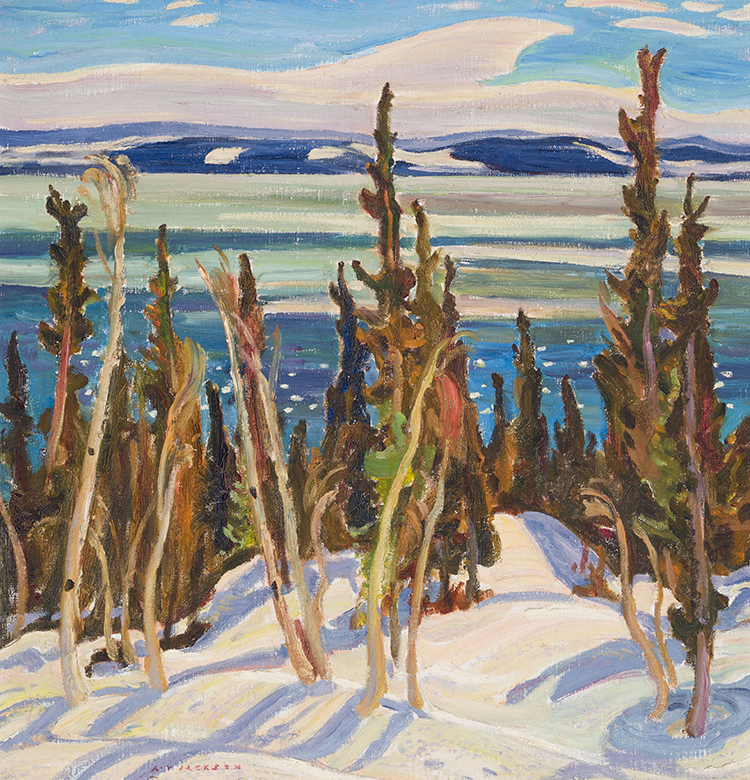 St. Lawrence in Winter, Port au Persil par Alexander Young (A.Y.) Jackson