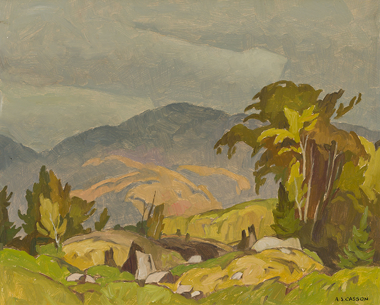 Grey Autumn, Quebec by Alfred Joseph (A.J.) Casson