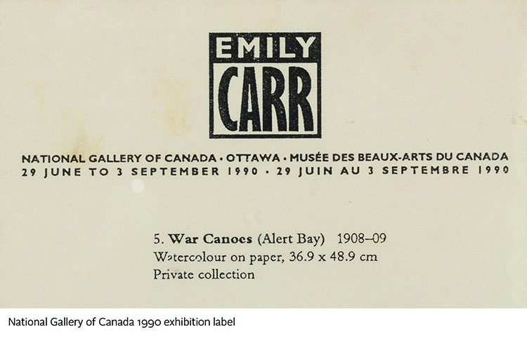 War Canoes, Alert Bay par Emily Carr