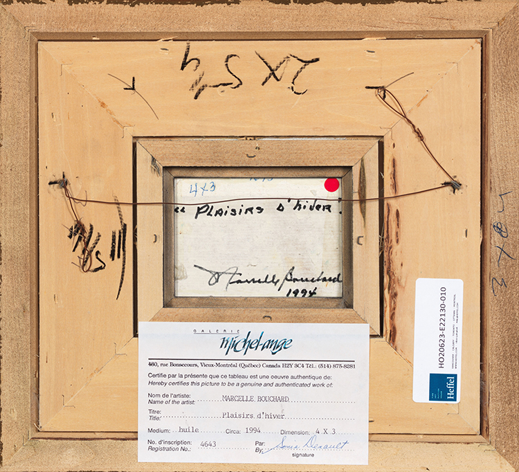 Plasirs d'hiver by Marcelle Bouchard