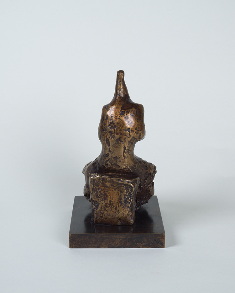 Seated Woman: Shell Skirt by Henry  Moore