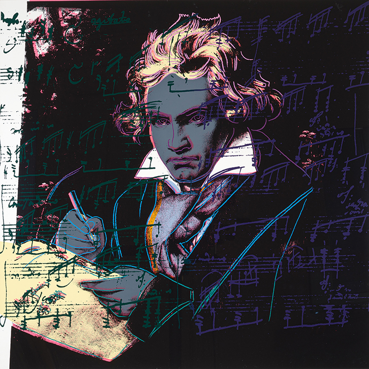 Beethoven (F.S.II.393) by Andy Warhol