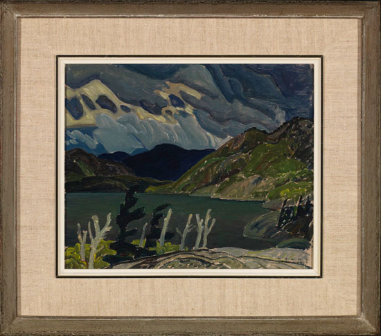Storm Over Hills, Cranberry Lake by Franklin Carmichael
