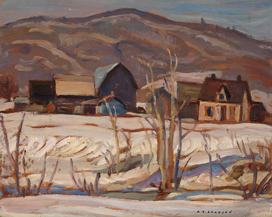 Farm in Winter par Alexander Young (A.Y.) Jackson