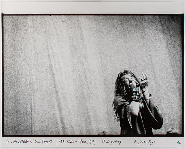 Janis Joplin at Montreal Forum, Montreal, November 4, 1969 by John Max