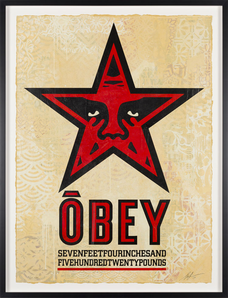 OBEY Star by Shepard Fairey