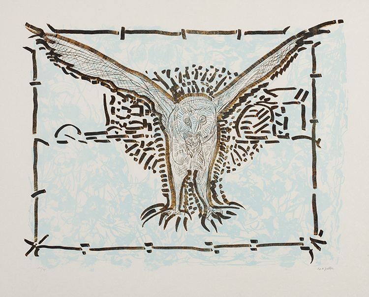 L'Épervier- Harfang des neiges Riopelle, Jean Paul
