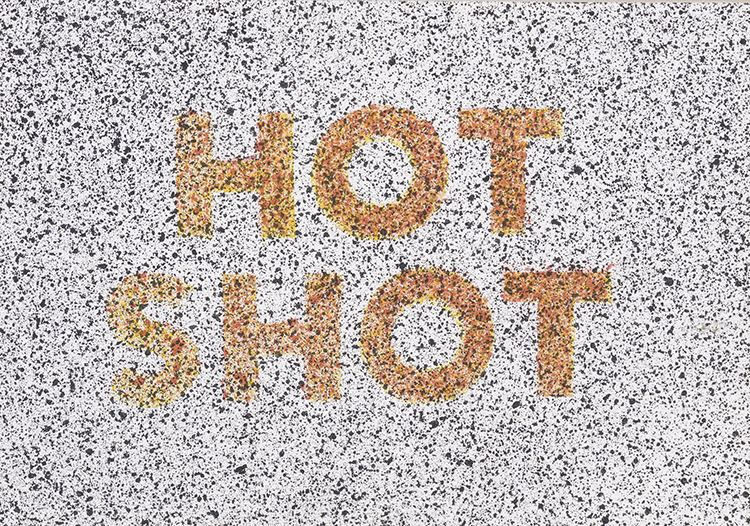 Hot Shot par Ed Ruscha