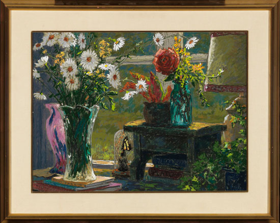 Summer Flowers and Plato by Horace Champagne