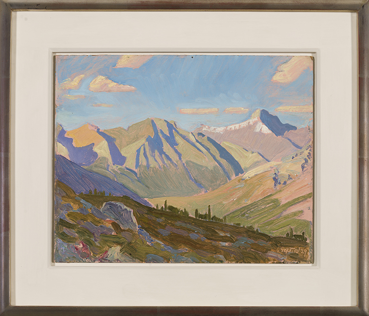 View from Odaray Bench, Looking North par James Edward Hervey (J.E.H.) MacDonald