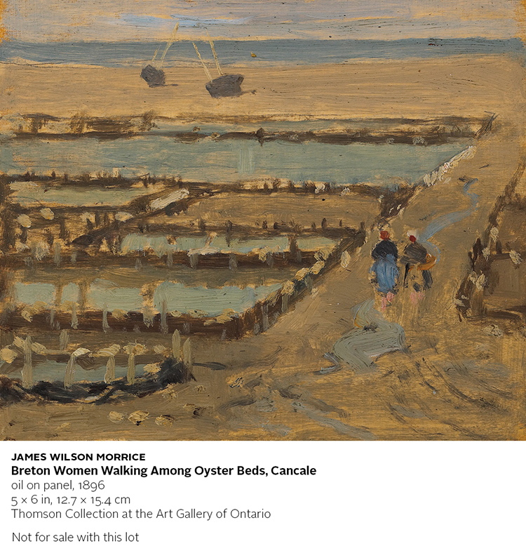 The Oyster Beds: Cancale par James Wilson Morrice