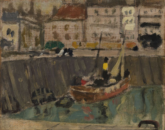 Dieppe Harbour, Low Tide by James Wilson Morrice