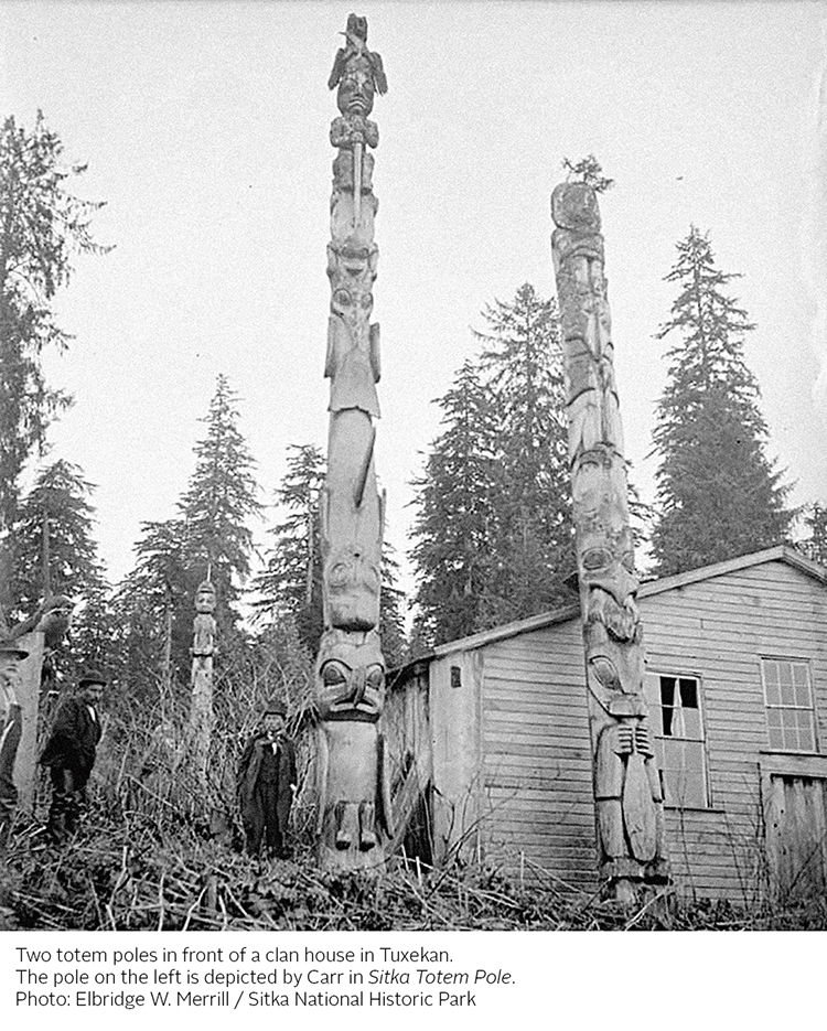 Sitka Totem Pole by Emily Carr