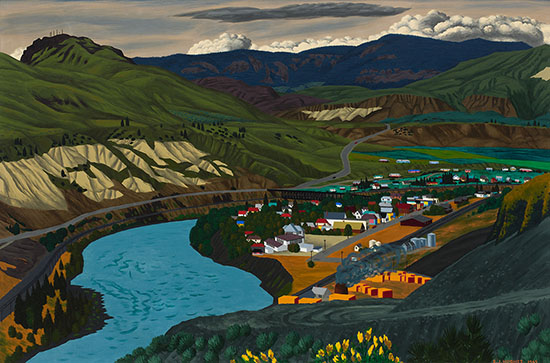 Ashcroft (On the Thompson River in Central BC) by Edward John (E.J.) Hughes