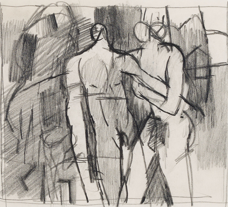 Nude: Study for a Sculpture par Keith Vaughan