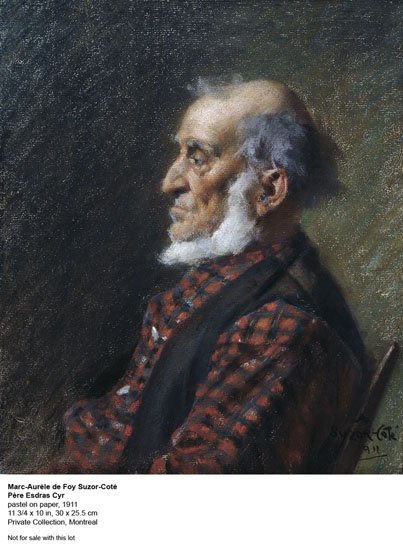 Portrait d'Esdras Cyr by Marc-Aurèle de Foy Suzor-Coté