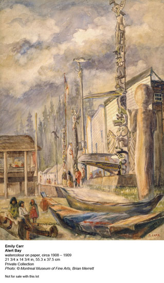 Alert Bay (with Welcome Figure) by Emily Carr