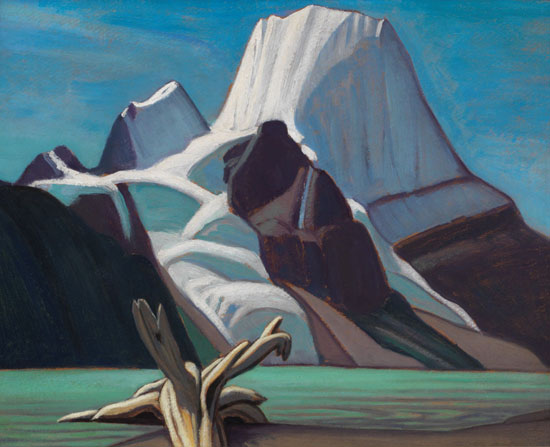 Mount Robson from Berg Lake by Lawren Stewart Harris