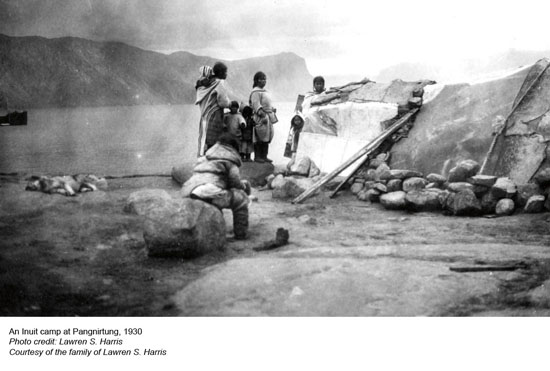 Eskimo Summer Camp, Pangnirtung by Alexander Young (A.Y.) Jackson