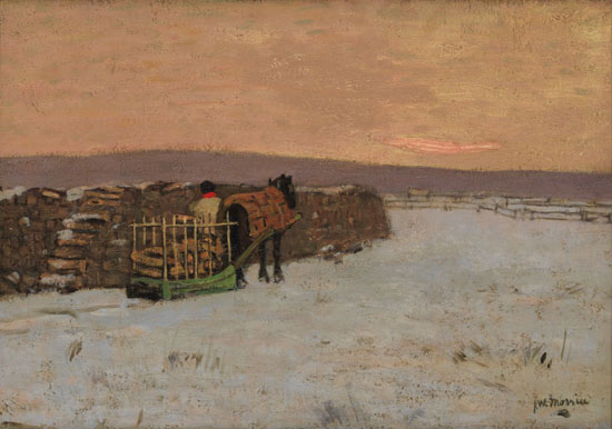 The Woodpile, Sainte-Anne-de-Beaupré par James Wilson Morrice