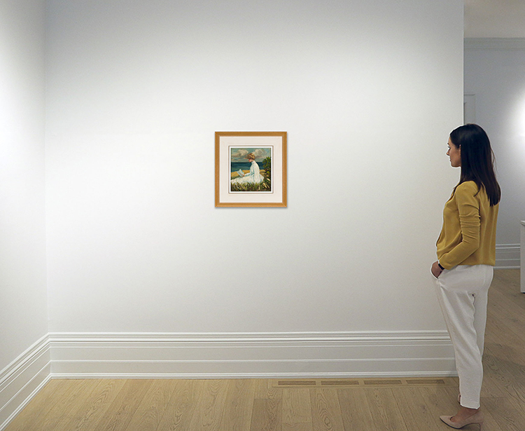 Lady on the Beach by Thomas John (Tom) Thomson