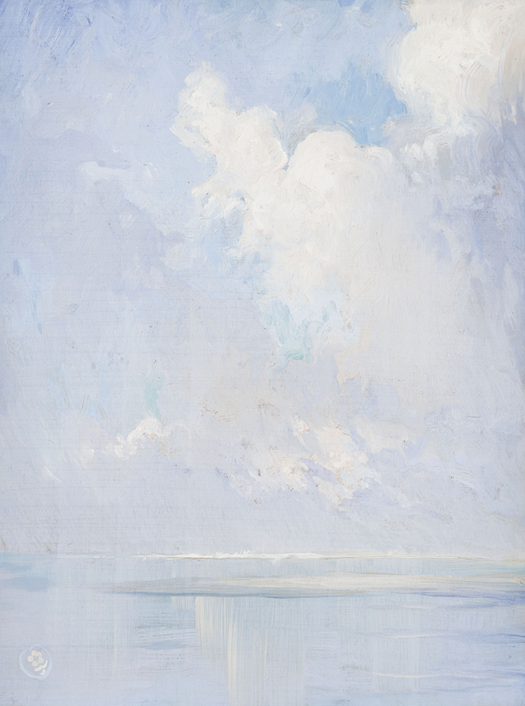 A Study of Sea and Sky by Ernest Percyval Tudor-Hart