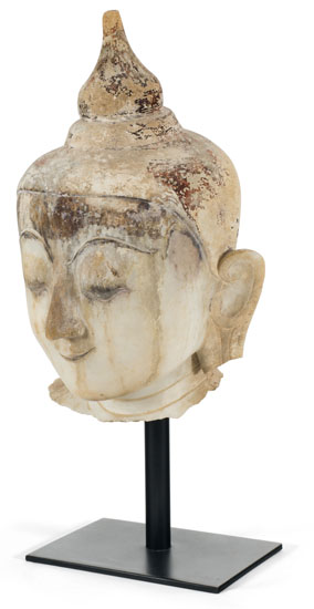 Buddha Head by  Unknown Artist