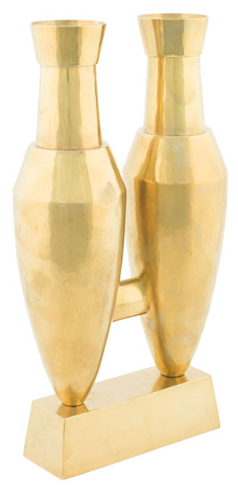 Sculptural Twin Vase par Per Sax Moller