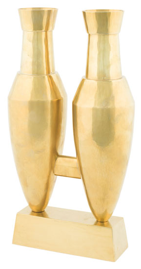 Sculptural Twin Vase by Per Sax Moller