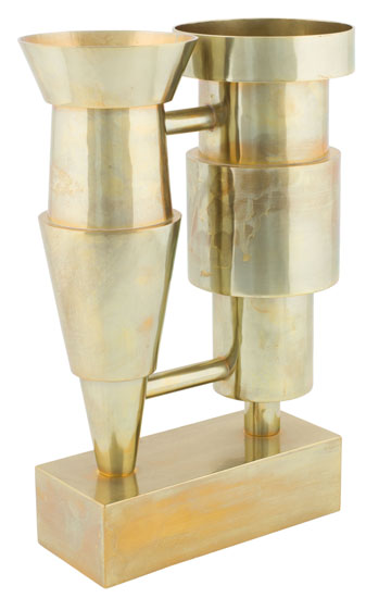 Sculptural Twin Vase par Per Sax Moller