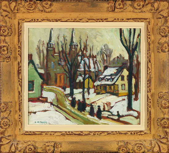 Sunday Morning, Old Montreal by Kathleen Moir Morris