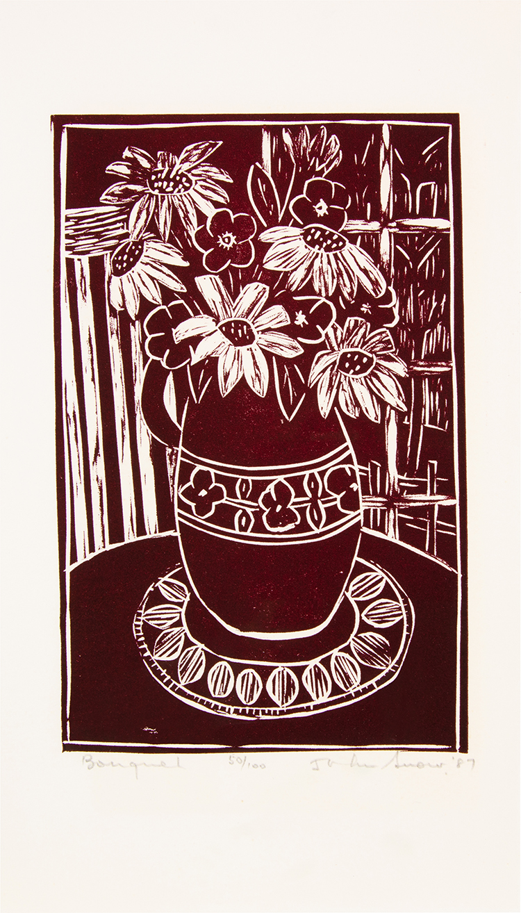 Portfolio of Five Linocut Prints par John Harold Thomas Snow