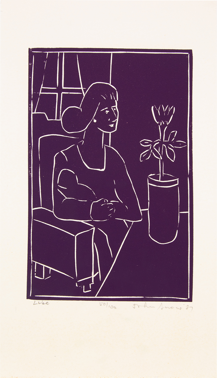 Portfolio of Five Linocut Prints by John Harold Thomas Snow