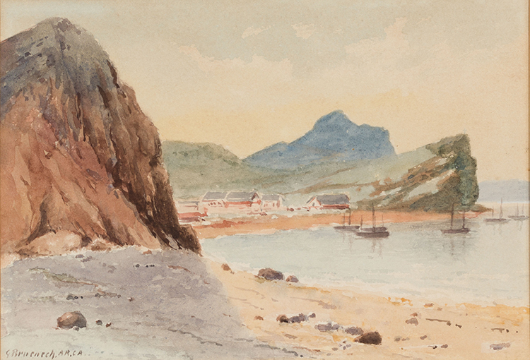 Coastal Village par George Robert Bruenech