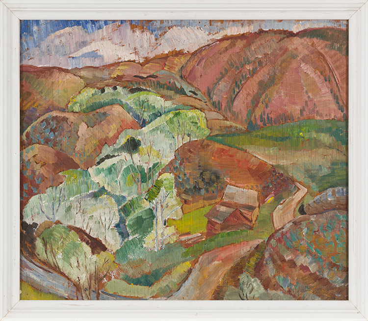 Landscape - Caribou by Irene Hoffar Reid