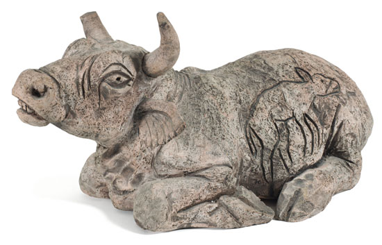 Bull by Joseph Hector Yvon (Joe) Fafard